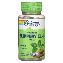 Solaray, Ulmenrinde, 400 mg, 100 pflanzliche Kapseln