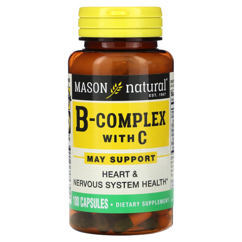 Mason Natural, Complexe B avec C, 100 Gélules