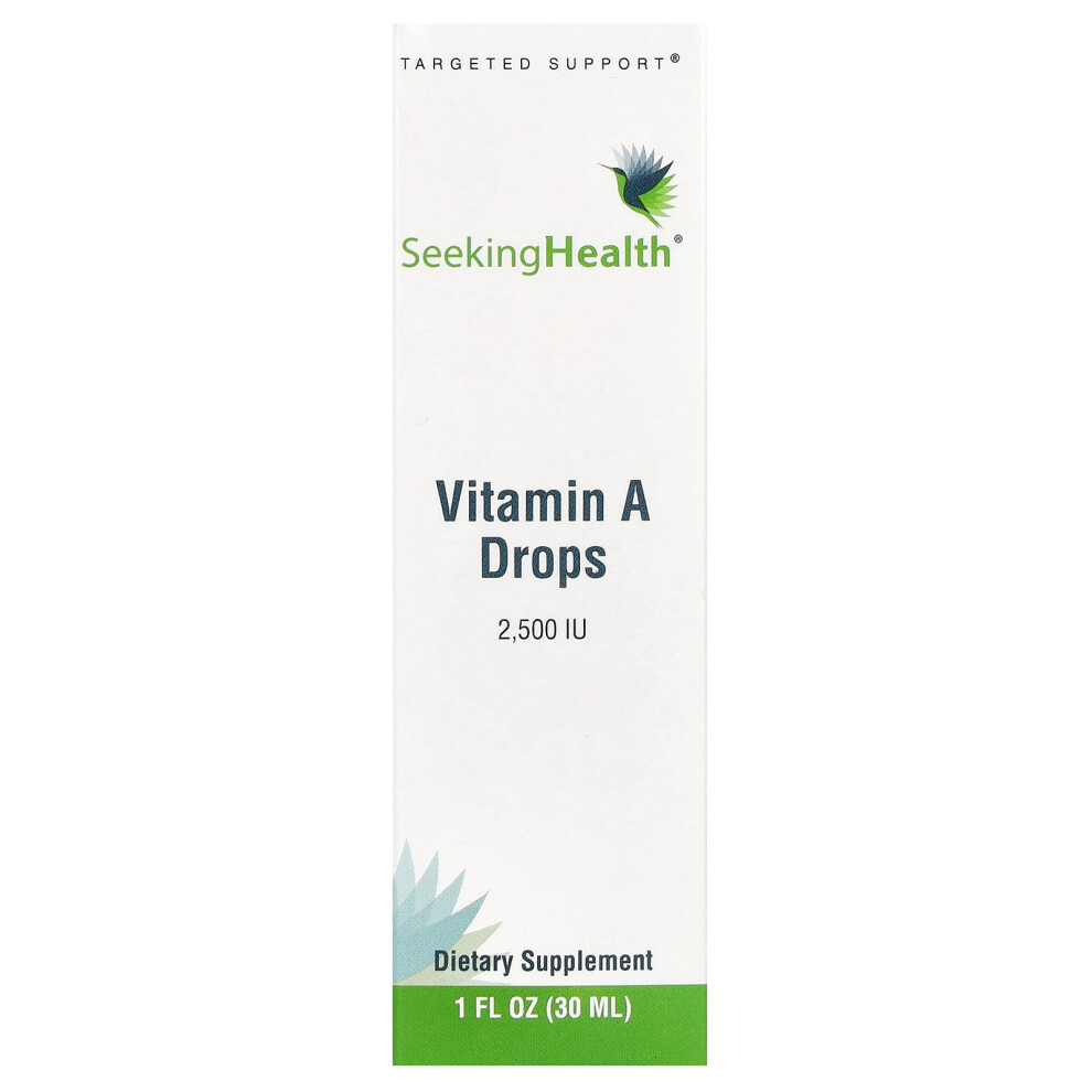 Seeking Health , Vitamin A Drops, 2,500 Iu, 1 Fl Oz (30 Ml)