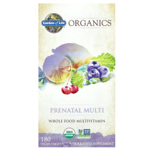 Garden of Life, Organics, Pränatales Multi, 180 vegane Tabletten