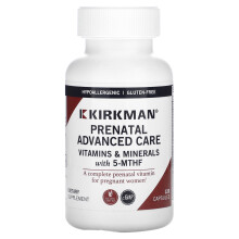 Kirkman Labs, Prénatal Soins Avancés, 120 Gélules