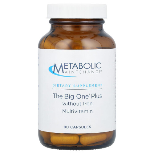Metabolic Maintenance, The Big One Plus, Multivitamines Sans Fer, 90 Gélules