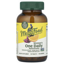 MegaFood, Multivitamines Quotidiennes Pour Femmes, 90 Comprimés