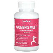NuBest, Premium Multi für Frauen, 60 Vegetarische Kapseln
