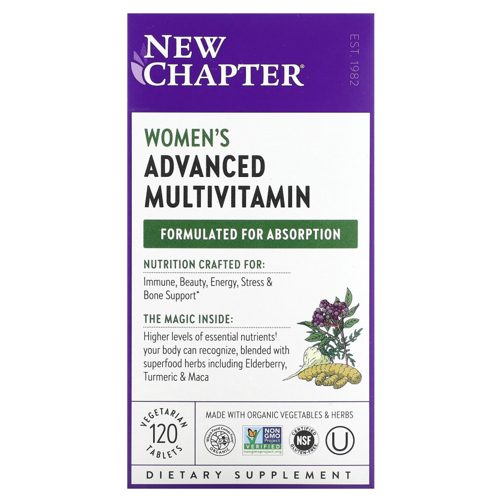 New Chapter , Women's Advanced Multivitamin, 120 Vegetarian Tablets