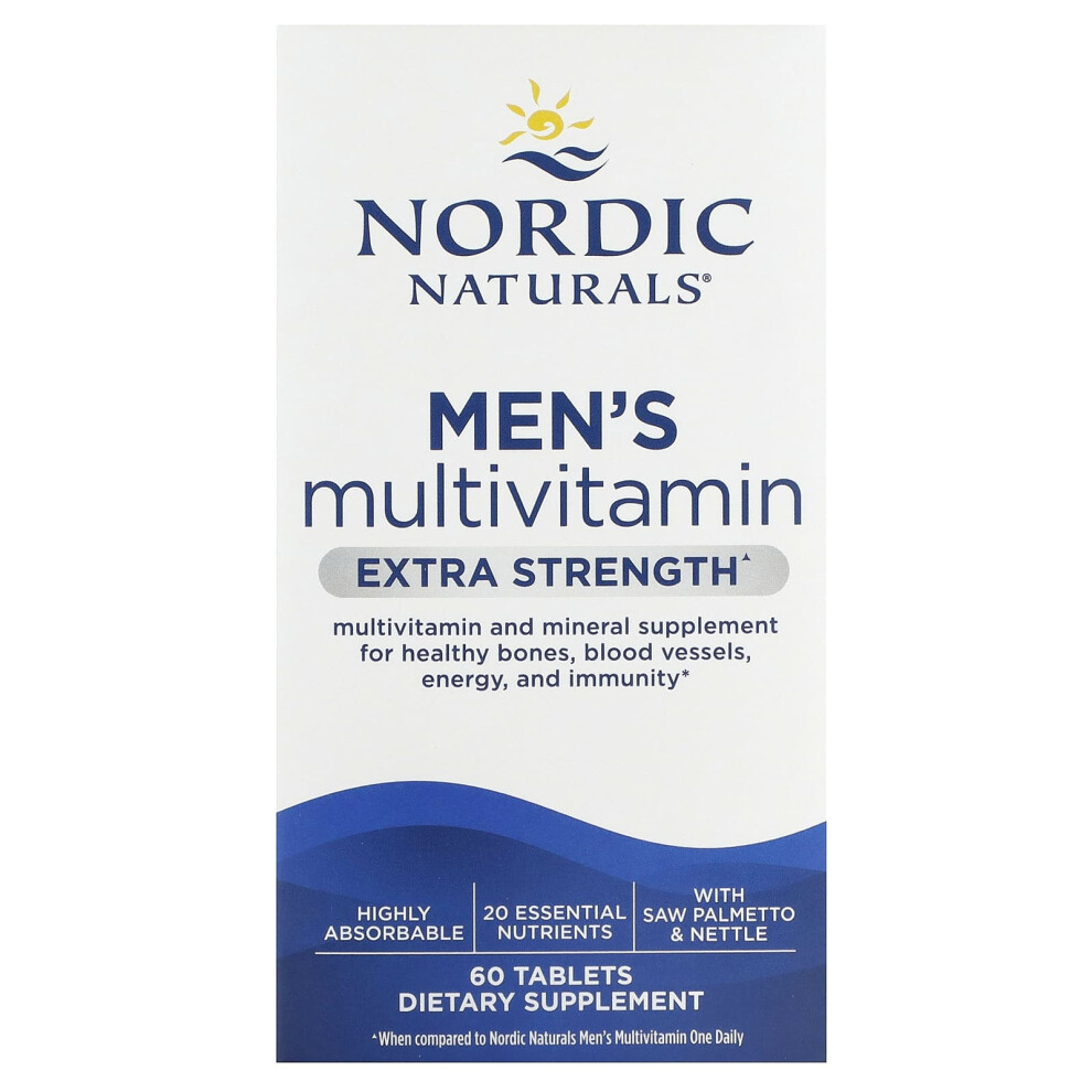 Nordic Naturals , Men's Multivitamin, Extra Strength, 60 Tablets