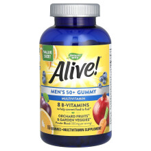 Nature's Way, Alive! Men's 50+ Gummivitamin, 150 Gummis