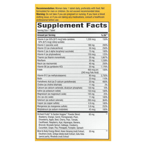 Nature's Way, Alive! Women's 50+ Ultra Multivitamin, 60 Tabletten 1