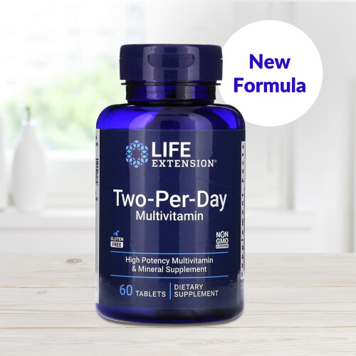 Life Extension, Two-Per-Day Multivitamin, V2, 60 Tabletten 1