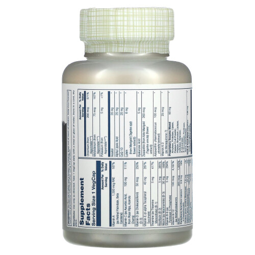 Solaray, Einmal Täglich, Erwachsene 50+ Multivitamin, 90 VegCaps 1