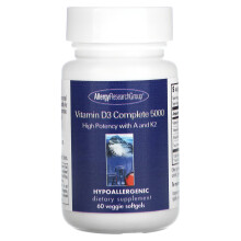 Allergy Research Group, Vitamin D3 Complete 5000, 60 Veggie-Weichkapseln