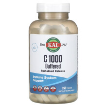 KAL, C 1000 Verzögerte Freisetzung, Gepuffert, 250 Tabletten