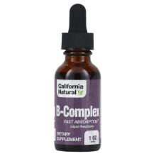 California Natural, Complexe B, Framboise, 1 oz (30 ml)