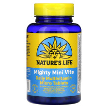 Nature's Life, Mighty Mini Vite, Tägliches Multivitamin, 240 Mikro-Tabletten