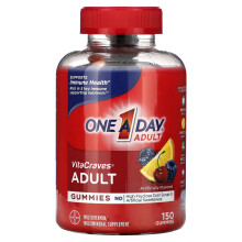 One-A-Day, VitaCraves, Gommes Multivitaminées pour Adultes, 150 Gommes