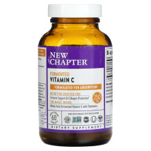 New Chapter, Fermentiertes Vitamin C, 250 mg, 60 vegane Tabletten