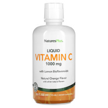 NaturesPlus, Vitamine C Liquide, Orange Naturelle, 1 000 mg, 30 fl oz (887,10 ml)
