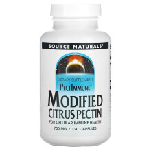 Source Naturals, PectImmune, Modifiziertes Citruspektin, 750 mg, 120 Kapseln (187 mg pro Kapsel)