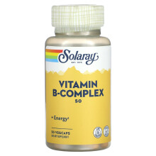 Solaray, Vitamin B-Komplex, 50 mg, 50 VegCaps