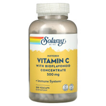 Solaray, Gepuffertes Vitamin C mit Bioflavonoid-Konzentrat, 500 mg, 250 VegCaps