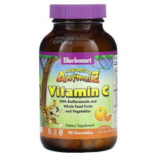 Bluebonnet Nutrition, Rainforest Animalz, Vitamin C, Orange, 90 Kautabletten