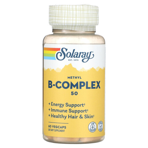 Solaray, Methyl B-Komplex 50, 60 VegCaps