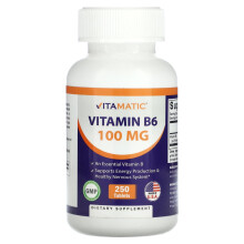 Vitamatic, Vitamine B6, 100 mg, 250 Comprimés