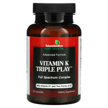 Futurebiotics, Vitamine K Triple Action, 60 Gélules