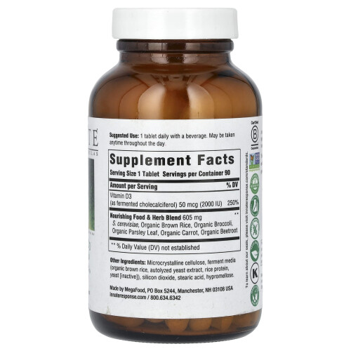 Innate Response Formulas, Vitamine D3, 50 mcg (2 000 UI), 90 Comprimés 1