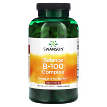 Balance Vitamin B-100-Komplex 300 Kapseln Swanson Health Products