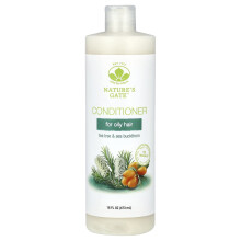 Mild By Nature, (Nature's Gate), Teebaum & Sanddorn Spülung für fettiges Haar, 16 fl oz (473 ml)