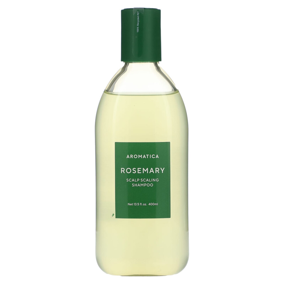 Aromatica , Scalp Scaling Shampoo, Rosemary, 13.5 Fl (400 Ml)