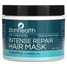 Zion Health, Masque Capillaire Réparation Intense, 4 oz (113 g)