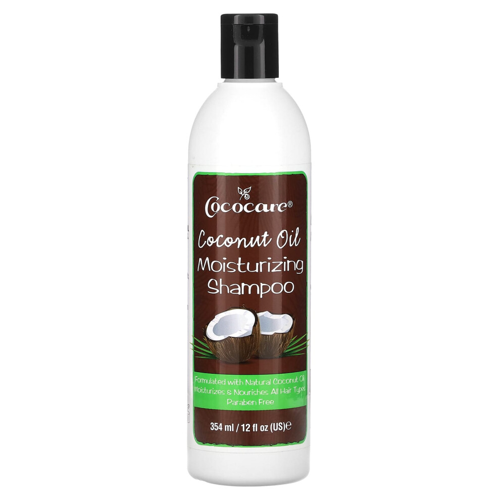 Cococare , Coconut Oil Moisturizing Shampoo, 12 Fl Oz (354 Ml)