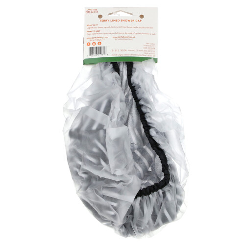 Cantu Cantu, Terry Lined Shower Cap, One Size Fits Most, 1 Cap 1