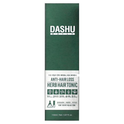 Dashu, Anti-Hår Tab, Hår Tonic, 5,07 fl oz (150 ml) 1