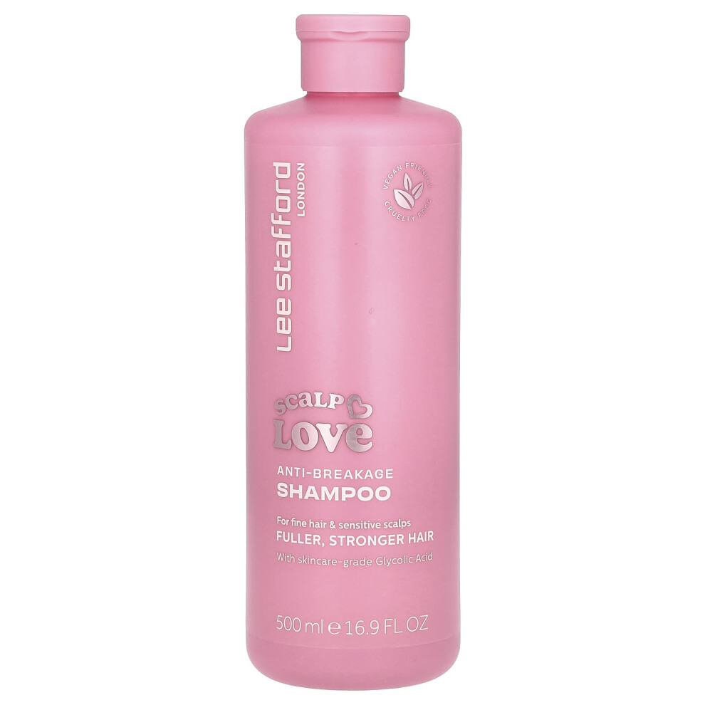 Lee Stafford , Scalp Love, Anti-Breakage Shampoo, For Fine Hair & Sensitive Scalps, 16.9 Fl Oz (500 Ml)