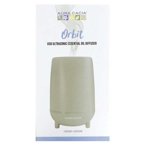 Aura Cacia, Orbit, USB Ultraschall Ätherisches Öl Diffusor, 1 Stück