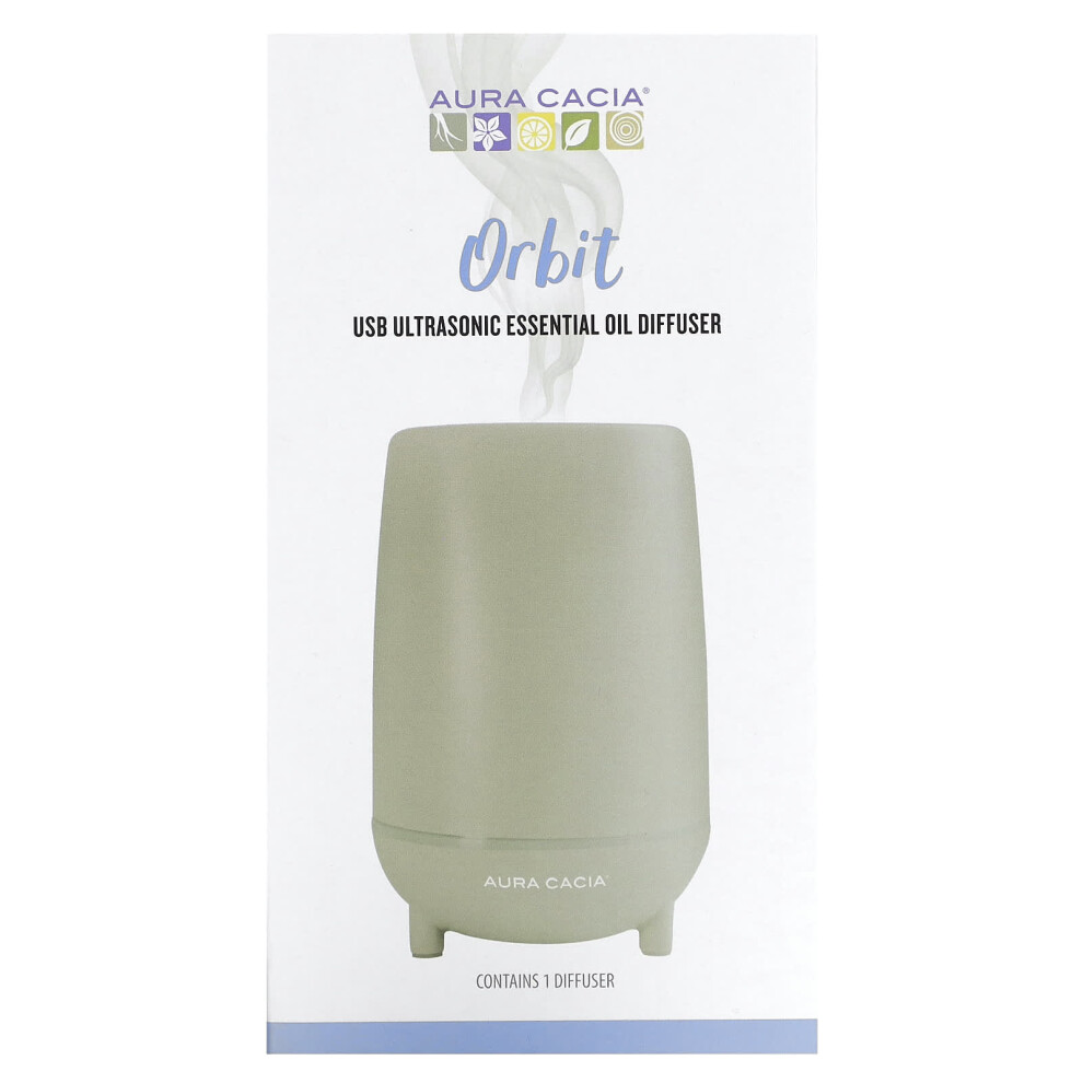 Aura Cacia, Orbit, USB Ultraschall Ätherisches Öl Diffusor, 1 Stück