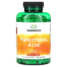 Swanson, Acide Pantothénique, 500 mg, 250 Gélules