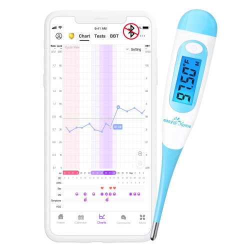 Easy@Home, Digitales Basalthermometer, 1 Thermometer 2