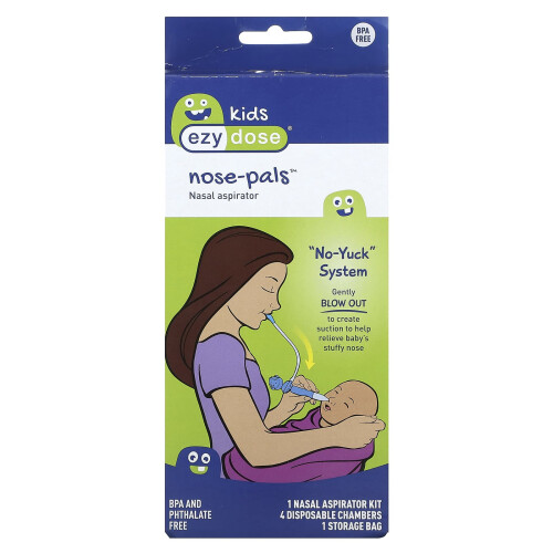 Ezy Dose, Kinder, Nase-Pals, Nasensauger, 6-teiliges Set