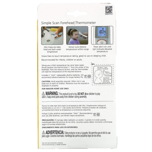 Safety 1st Safety 1st, Simple Scan Forehead Thermometer , 1 Count 1