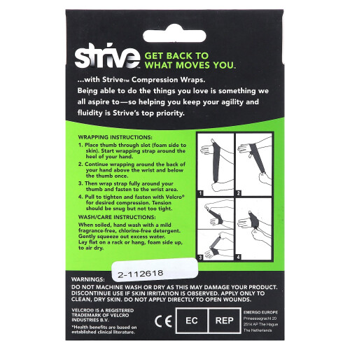 Strive, Rechts Daumen Kompressionsbandage, 1 Stück 1