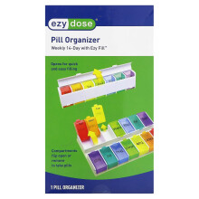Ezy Dose, Wöchentlicher 14-Tage mit Ezy Fill Pillenorganizer, 1 Stück