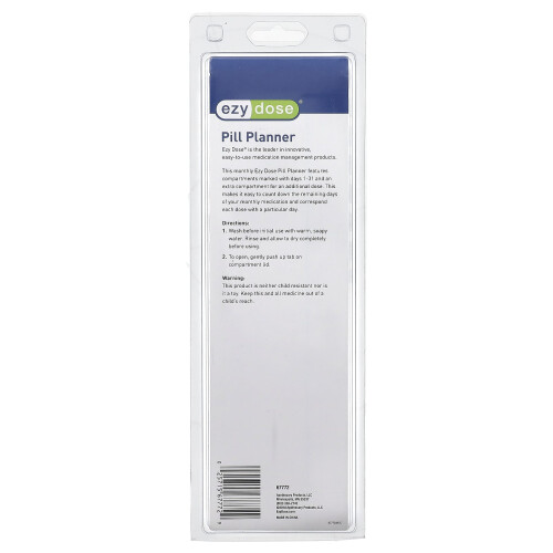 Ezy Dose, Monatlicher Pillenplaner, 1 Stück 1