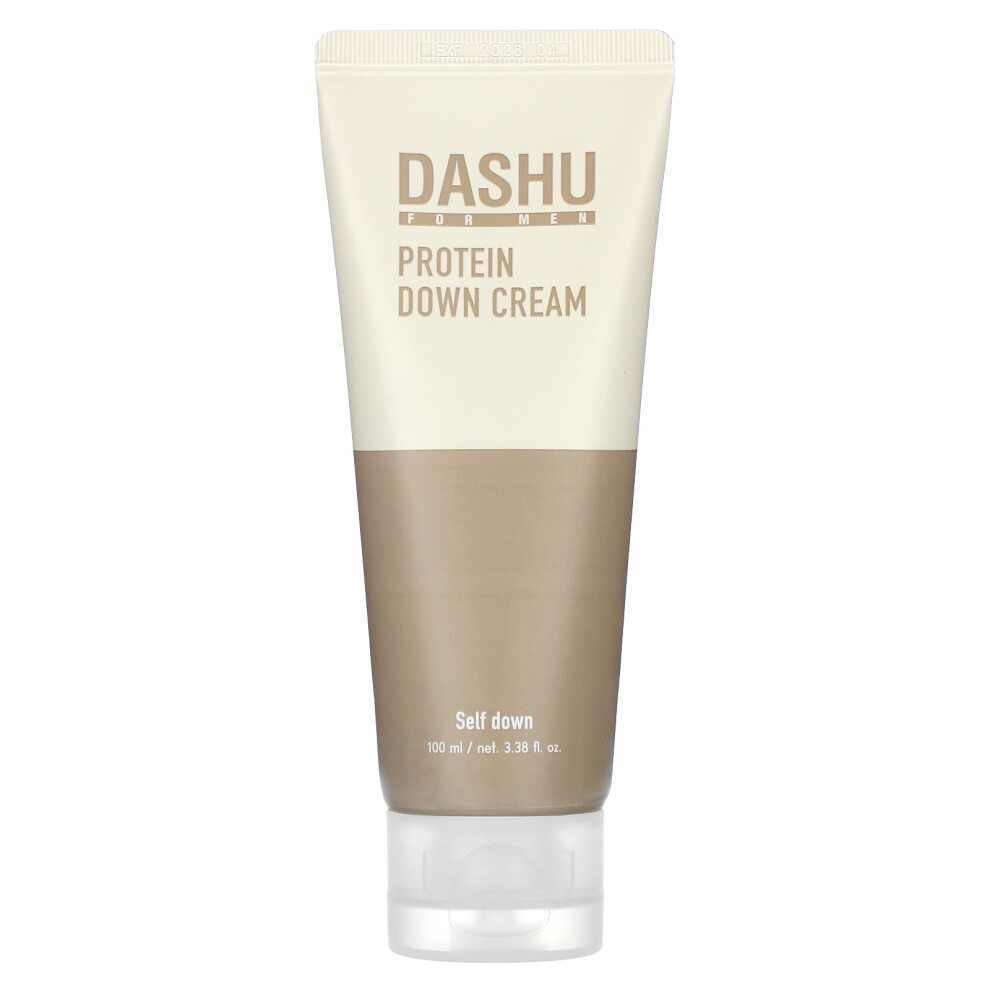 Dashu Cream For Men, Protein Down 3.38 Fl Oz (100 Ml)