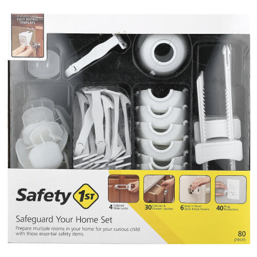 Safety 1st Safety 1st, Ensemble de Sécurisation de la Maison, 80 Pièces