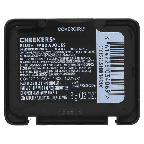 Cheekers Blush, 108 Pink Candy, 0.12 oz (3 g) 1