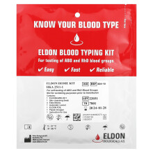 D'adamo, Kit de Typage Sanguin Eldon, 1 Kit d'Auto-Test Facile